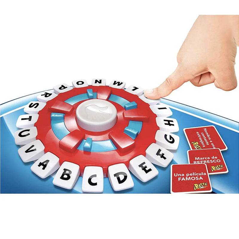 Basta Spanish Word Game Version Think Word Board Game Fast-paced Family Gathering Letter Toys Lengua española Juegos De Mesas