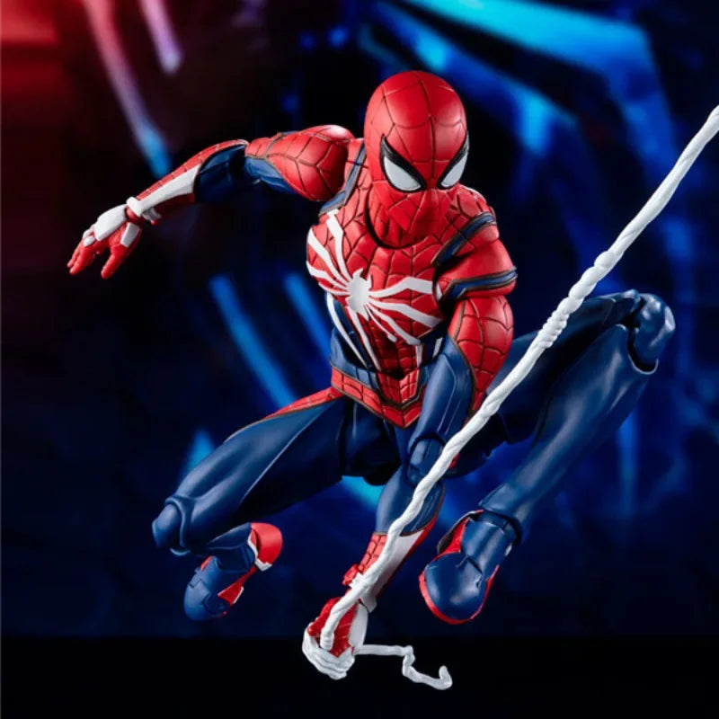 PS4 Spiderman Figure Avengers Spider Man Action Figures Upgrade Suit PS4 Game Edition Doll Hot Toys For Boys Gift