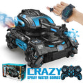 Gesture sensing remote control spray car 2.4G four-wheel stunt launch water polo tank car boy machine armour game toy car