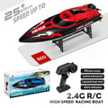 HJ808 RC Battery Boat 2.4Ghz 25km/h High-Speed Remote Control Racing Ship Water Speed Boat Children Model Toy