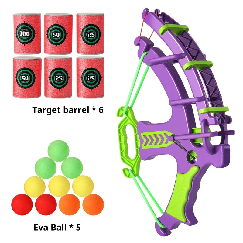 Montessori Throw Sport Slingshot Target Sticky Ball Dartboard Basketball Board Games Educational Children's Outdoor Game Toy