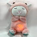 Breathing Glowing Cute Little Otter Doll Breathing koala Elephant Baby Lulls To Sleep Cute Sleeping Doll Music Early Education